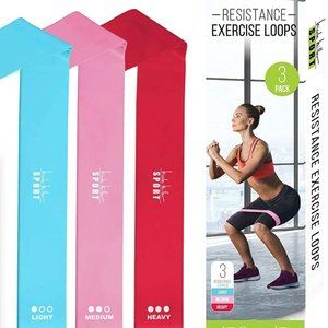Nicole Miller Resistance Level Exercise Bands Set